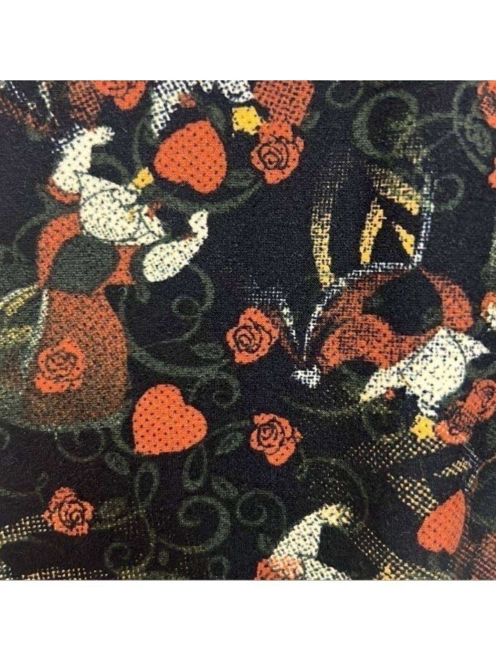LuLaRoe Disney Collection Queen of Hearts OS Leggings Rare